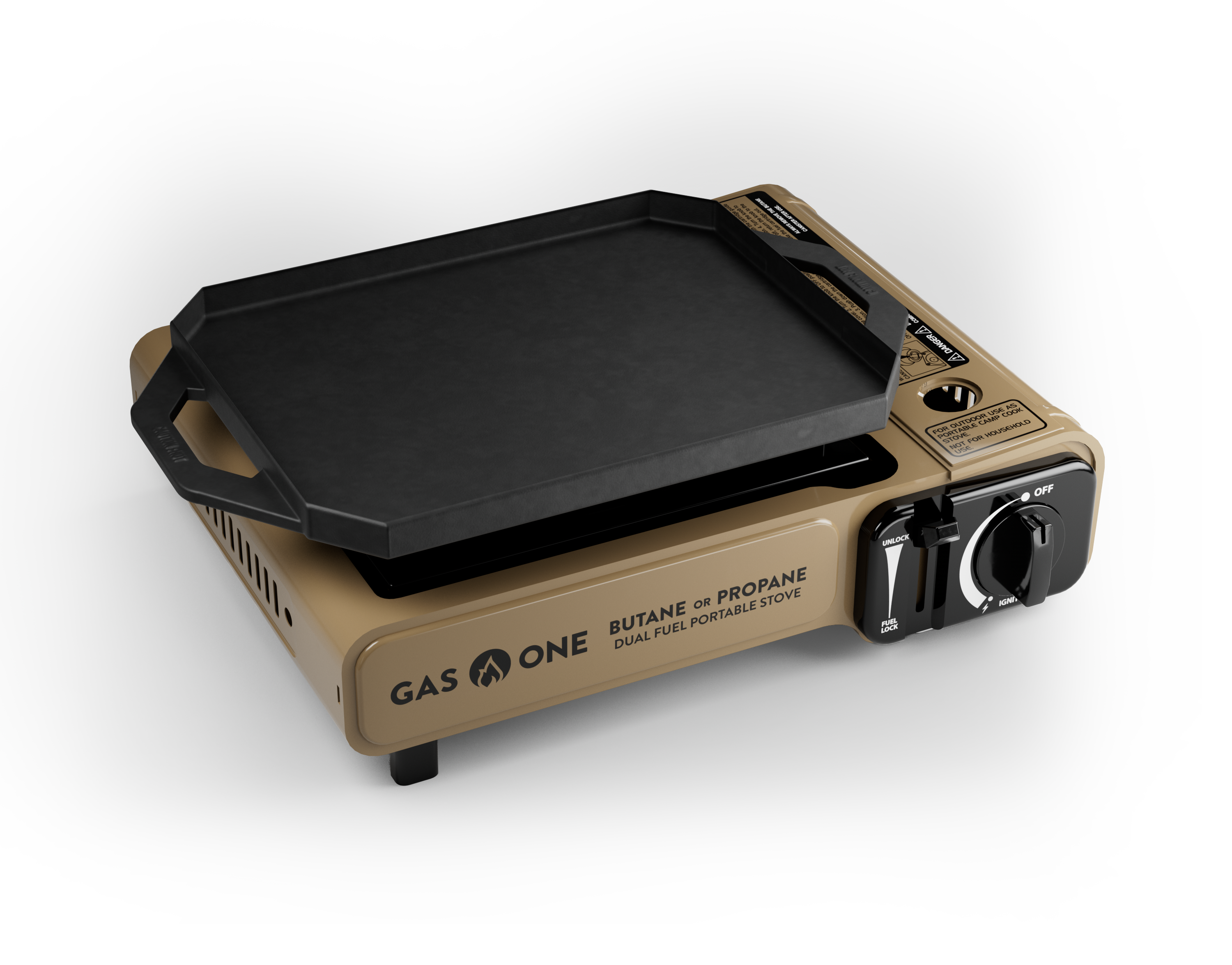 tent stove kit 8,000 BTU Dual Fuel Stove and Griddle Bundle – Gas One