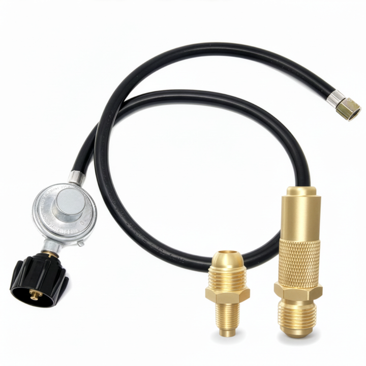 Universal High Pressure Regulator Kit with 3 Different Fittings