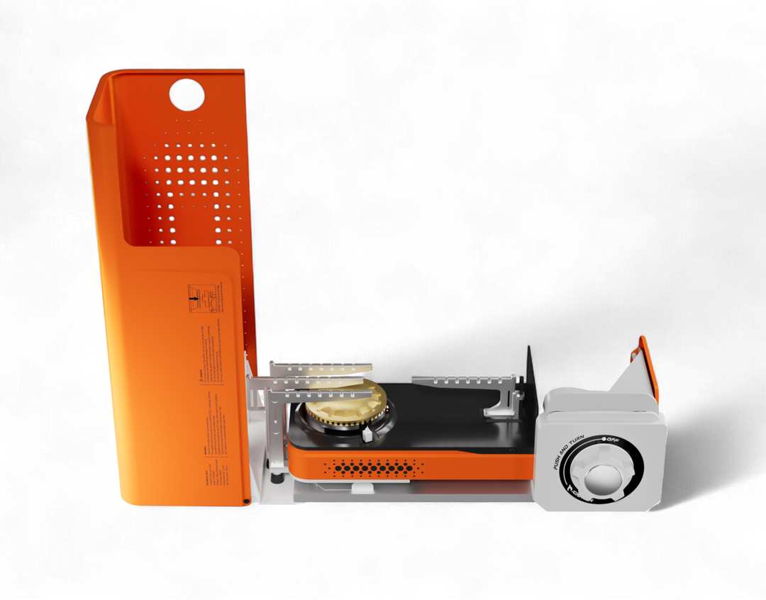 8,000 BTU PORTABLE BUTANE CAMP STOVE