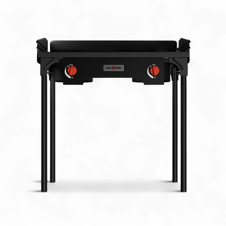 HIGH PRESSURE 2 BURNER W/DETACHABLE WINDSCREEN