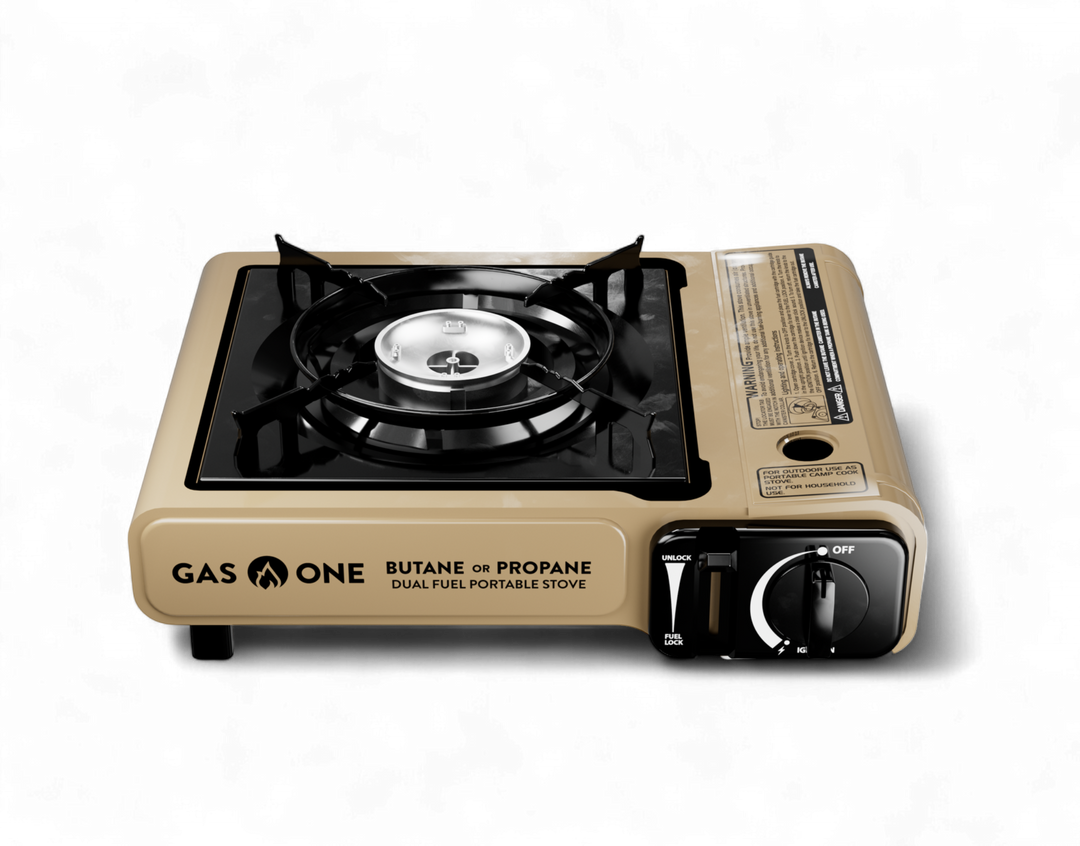 8,000 BTU PORTABLE DUAL FUEL CAMP STOVE