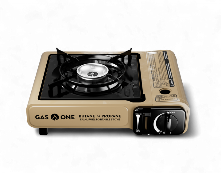 8,000 BTU PORTABLE DUAL FUEL CAMP STOVE