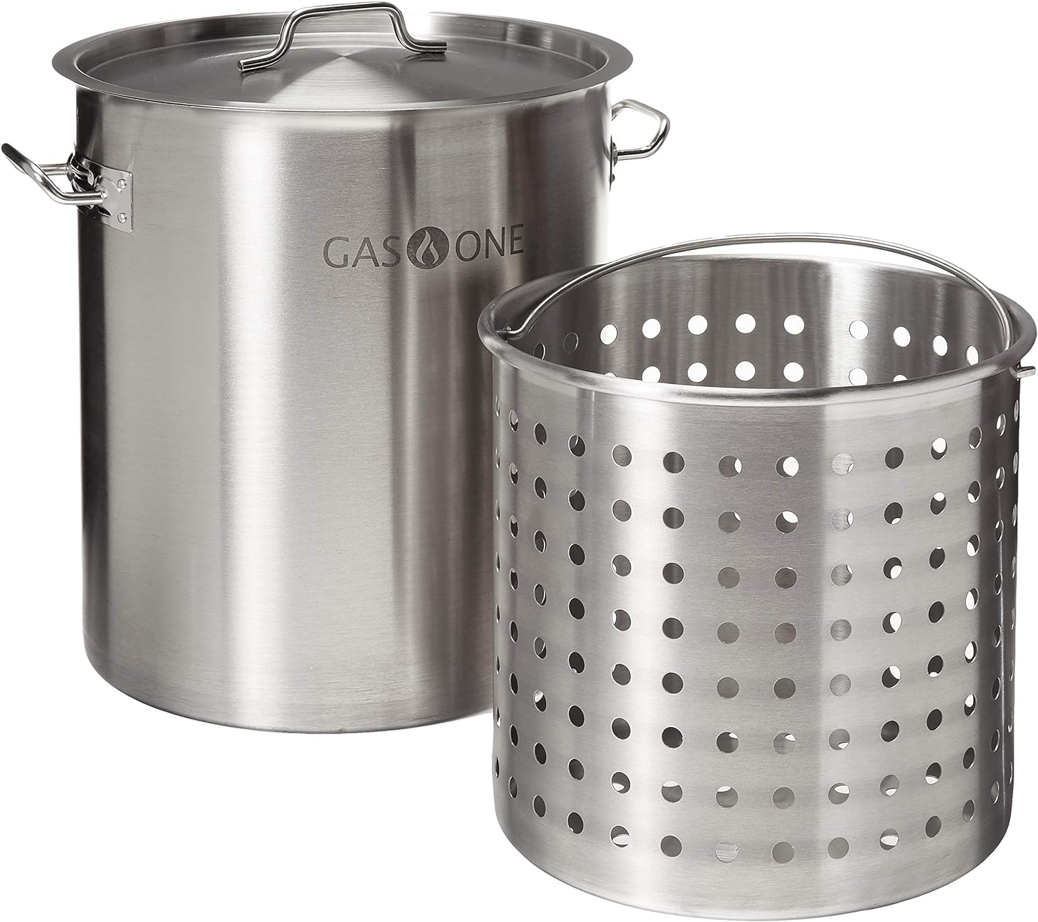 Gas ONE Turkey Frying Pot with Steamer Basket - Thumbnail 2