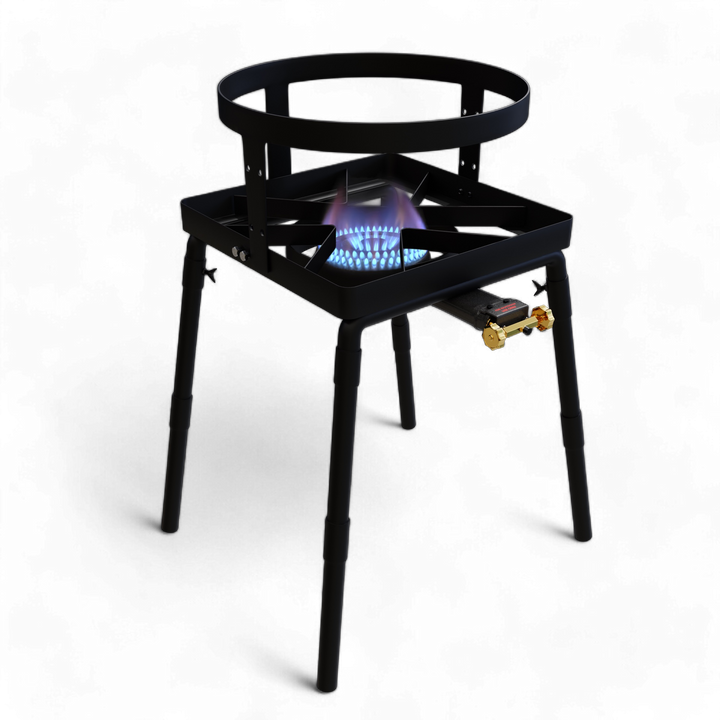 HIGH PRESSURE PROPANE COOKER+WOK STATION