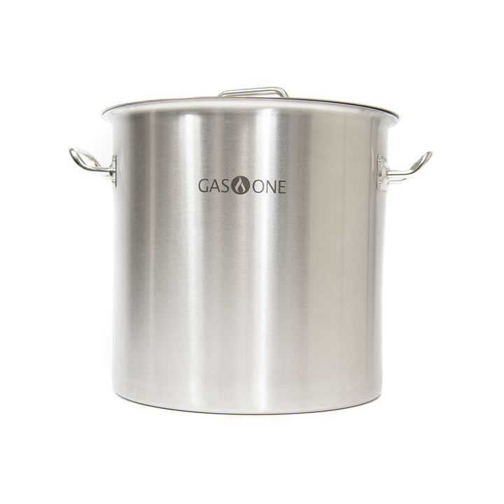 STAINLESS STEEL BREWING POT W/CAPSULE BOTTOM 20 QT/5 GAL