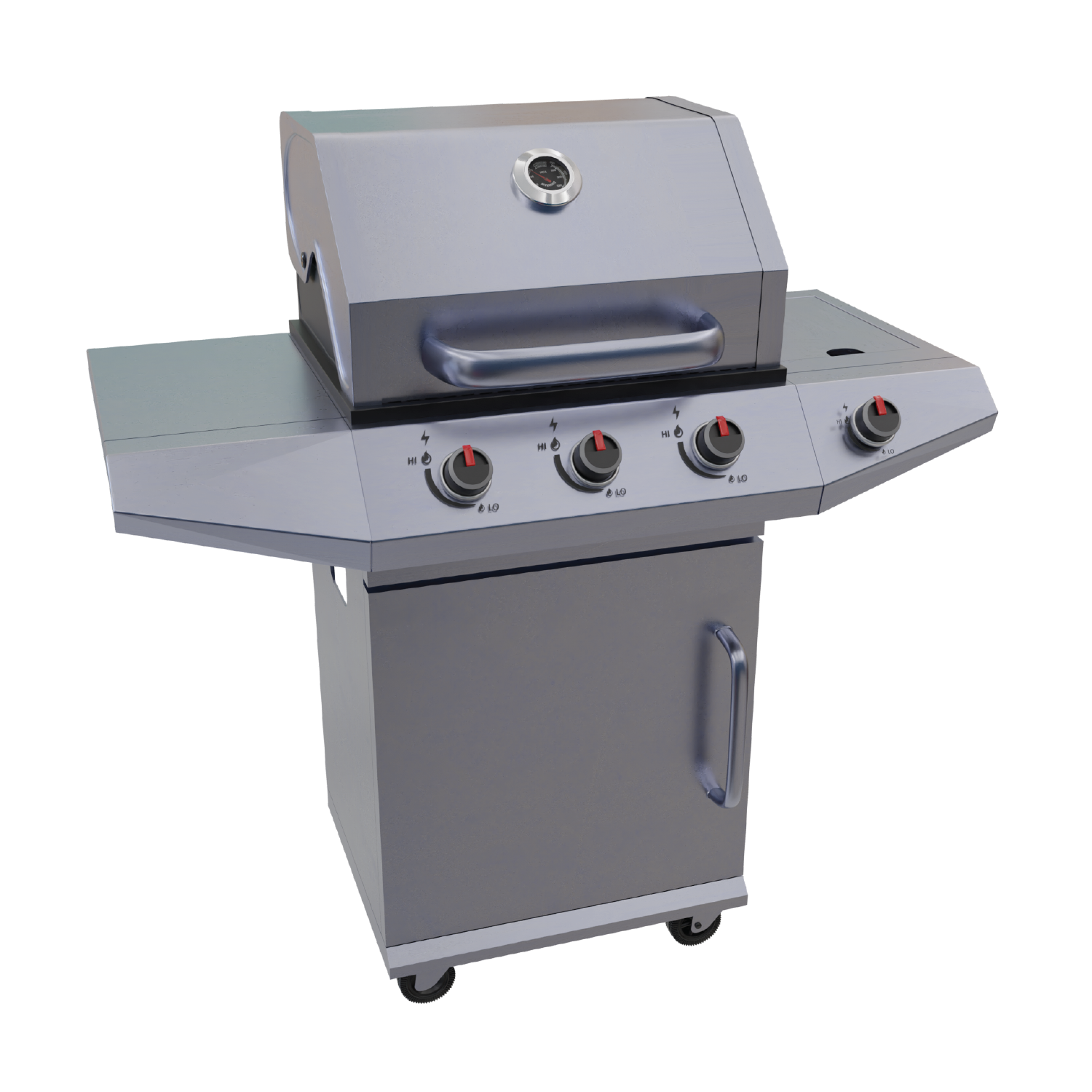 3 gas burner bbq clearance