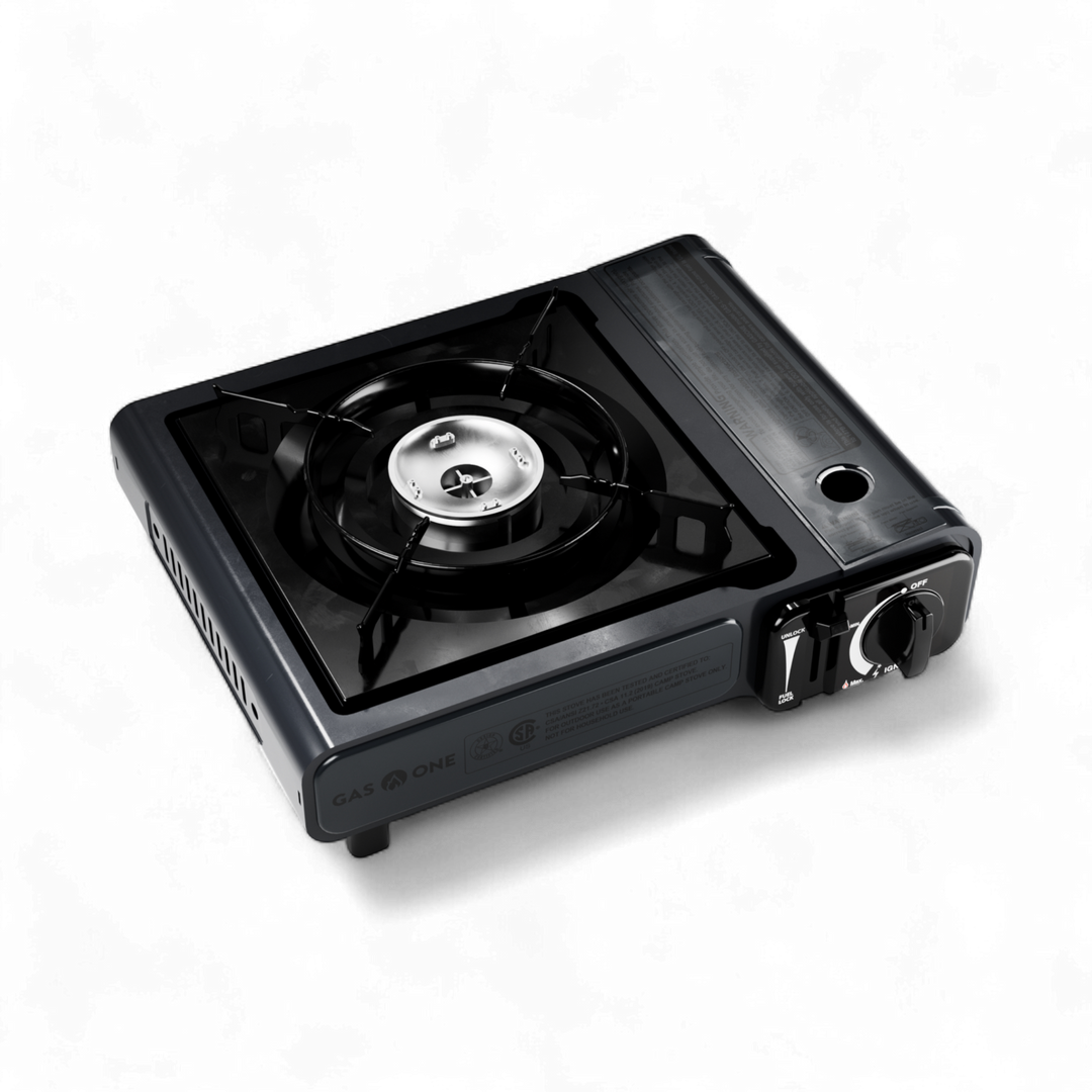 7,650 BTU PORTABLE BUTANE CAMP STOVE