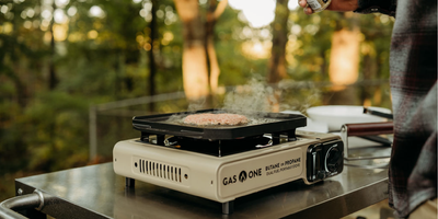 8,000 BTU Dual Fuel Stove and Griddle Bundle – Gas One