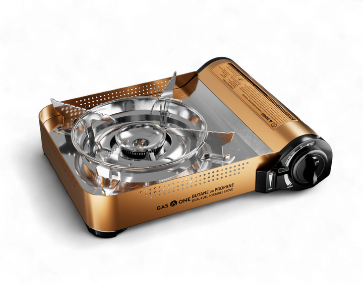 12,000 BTU PORTABLE DUAL FUEL CAMP STOVE