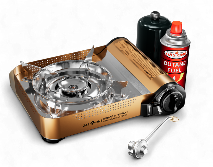 12,000 BTU PORTABLE DUAL FUEL CAMP STOVE