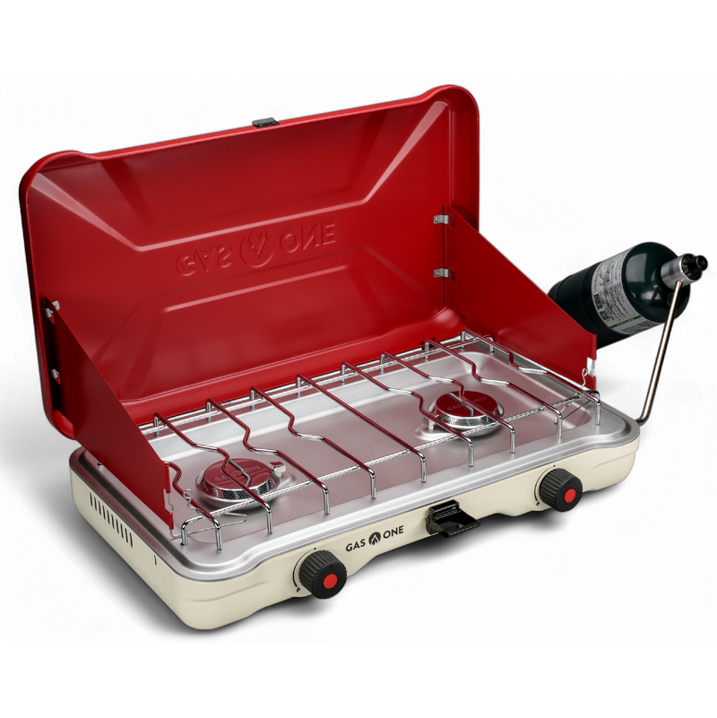 22,000 BTU PORTABLE PROPANE CAMP STOVE