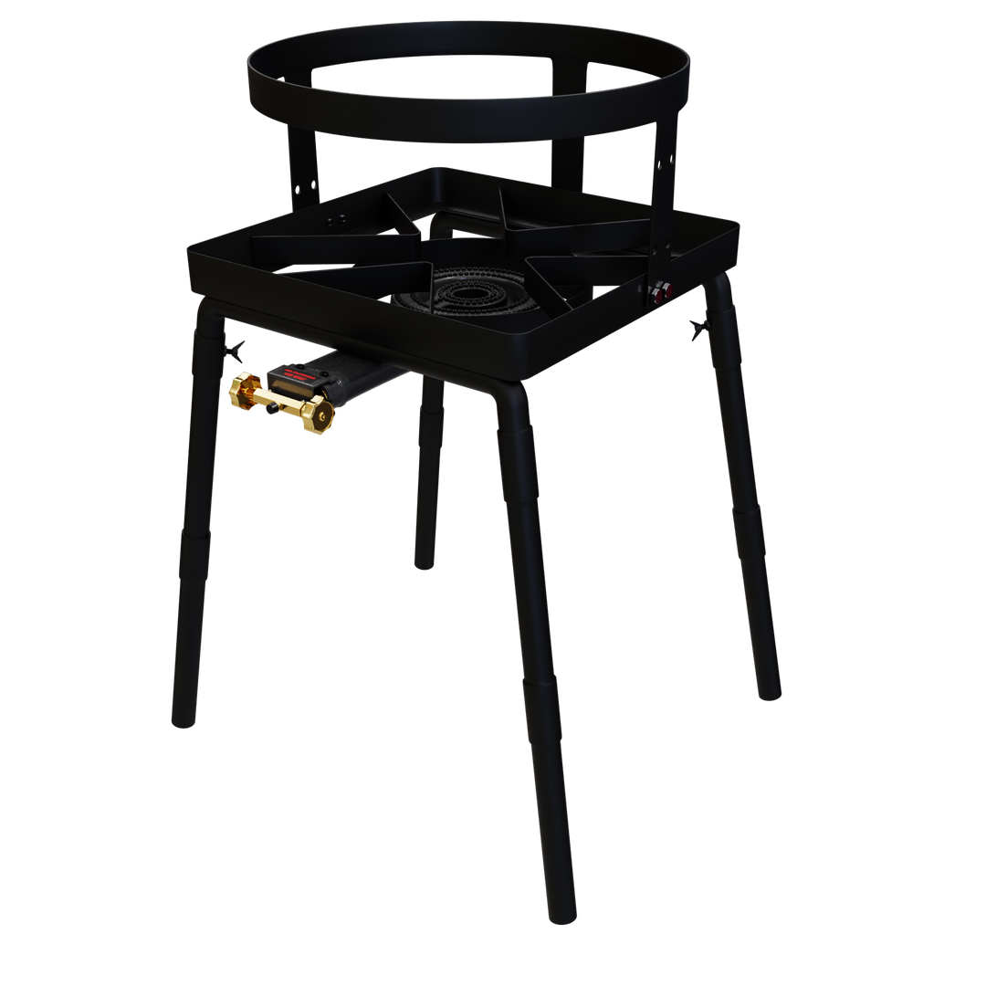 HIGH PRESSURE PROPANE COOKER+WOK STATION