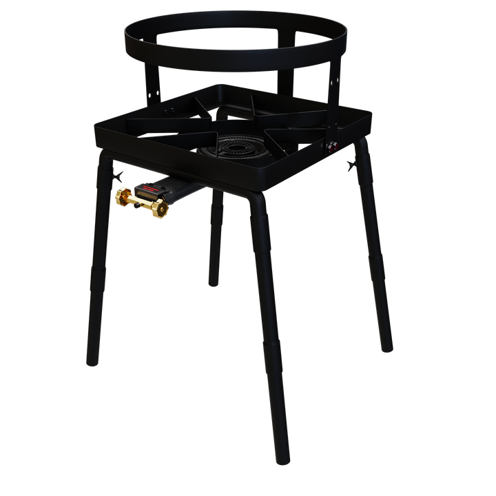 HIGH PRESSURE PROPANE COOKER+WOK STATION