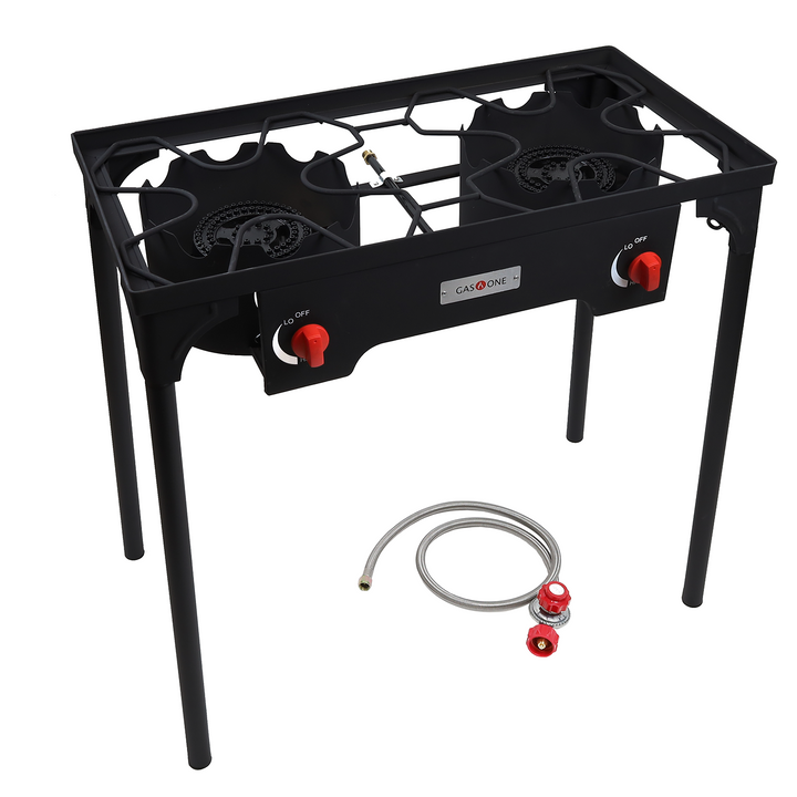 HIGH PRESSURE 2 BURNER W/COVER