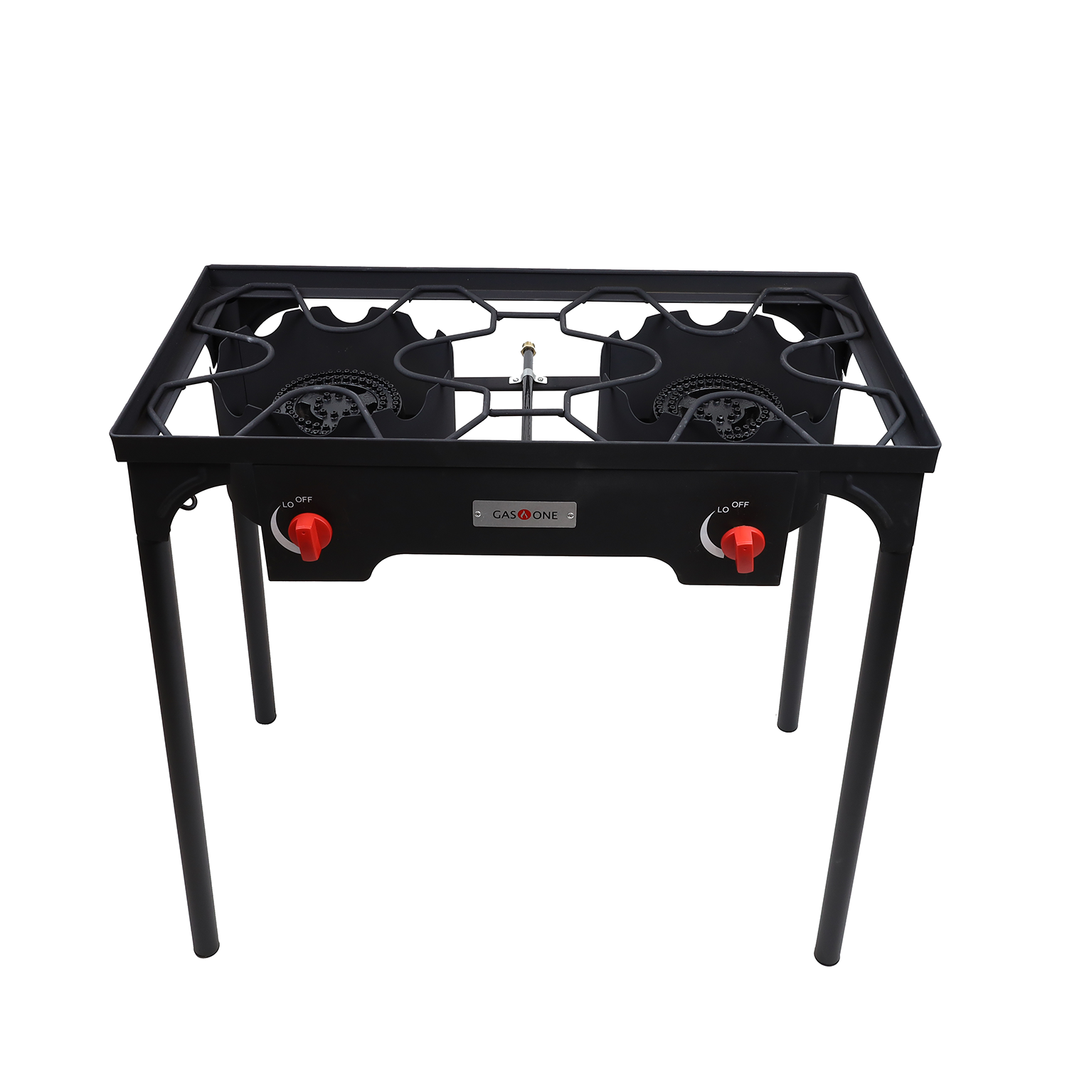 Portable Cooking Double Burner Cast Iron Stove Gas Ring Outdoor