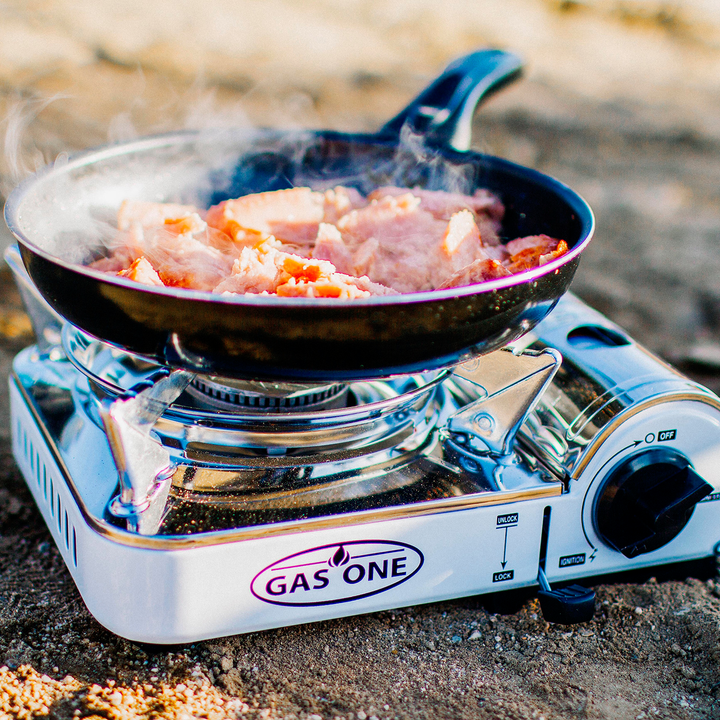7,172 BTU PORTABLE BUTANE MINI CAMP STOVE