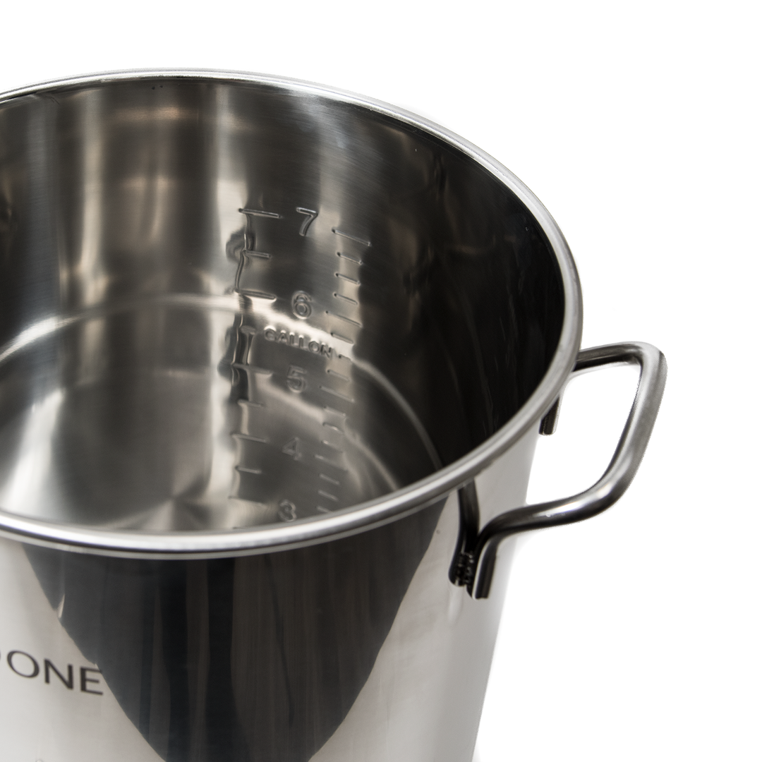 40 QT STAINLESS STEEL BREW KETTLE 6 PC SET