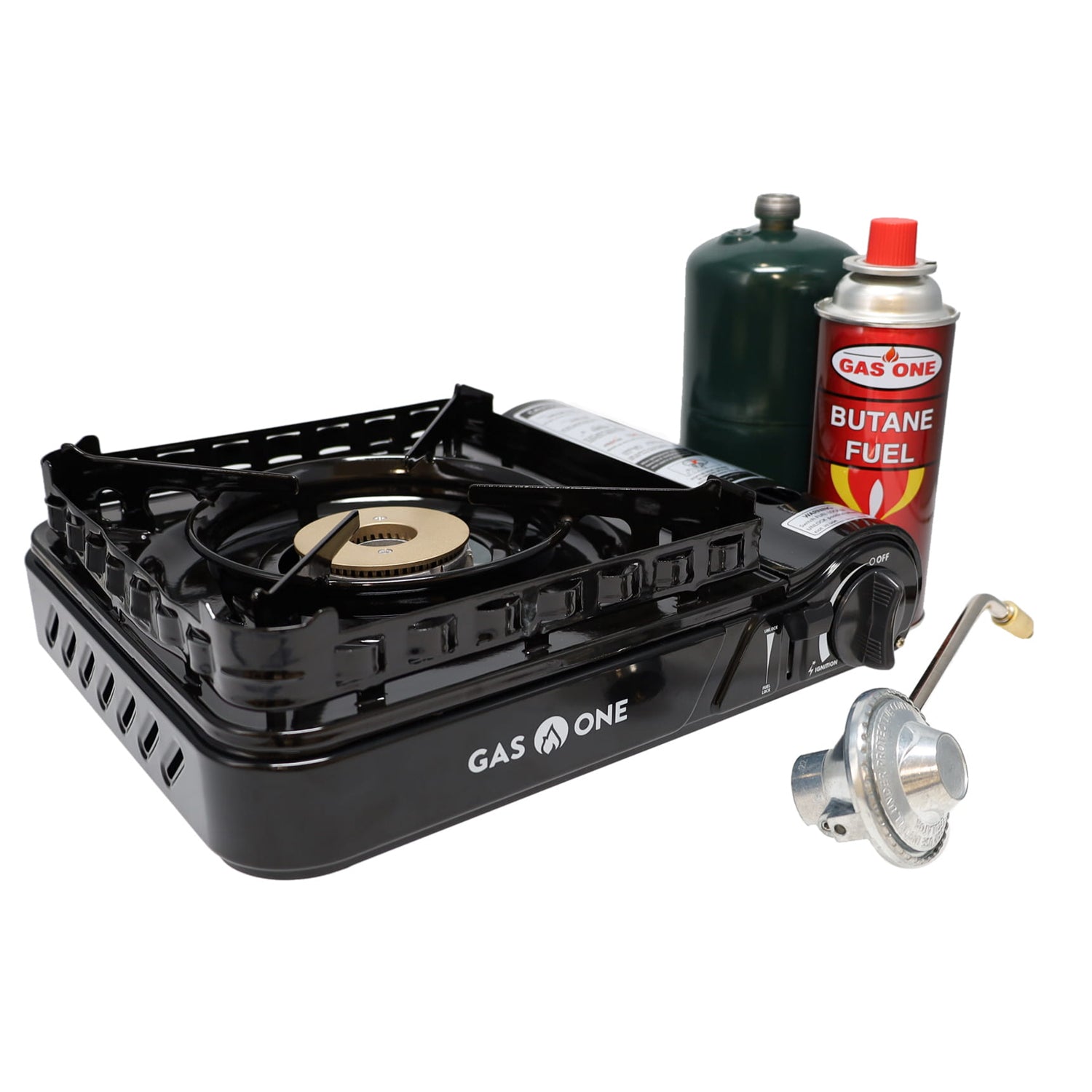 GAS One GS-1000 7,650 BTU Portable Butane GAS Stove Automatic Ignition with Carrying