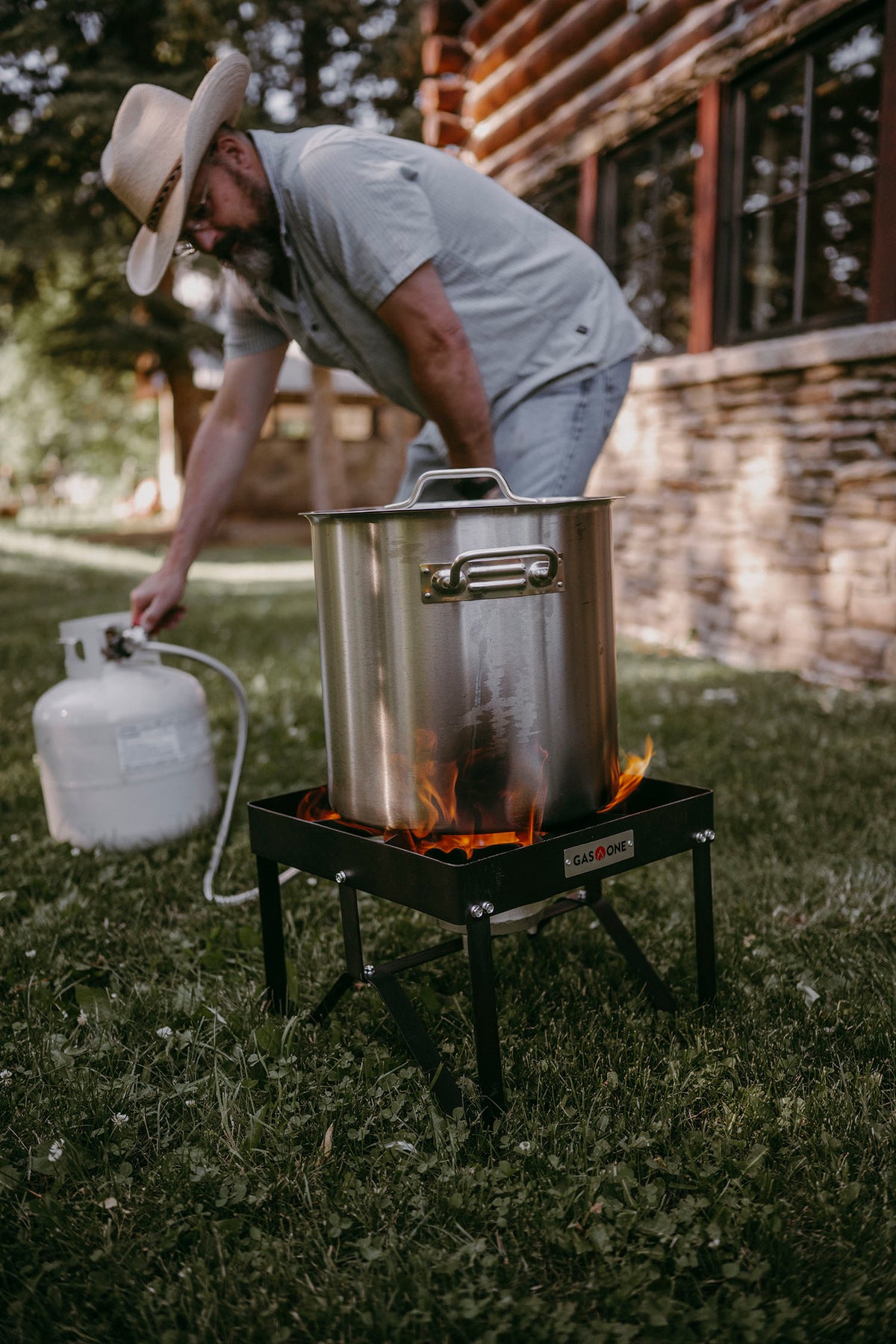 1- Burner High Pressure Outdoor Propane Cooker – Gas One